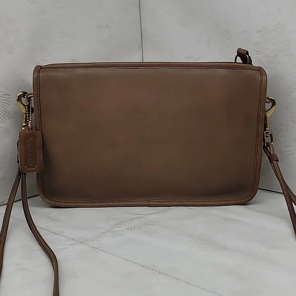 COACH Rare VINTAGE NYC CONVERIBLE BASIC BAG CLUTCH SHOULDER WRISTLET